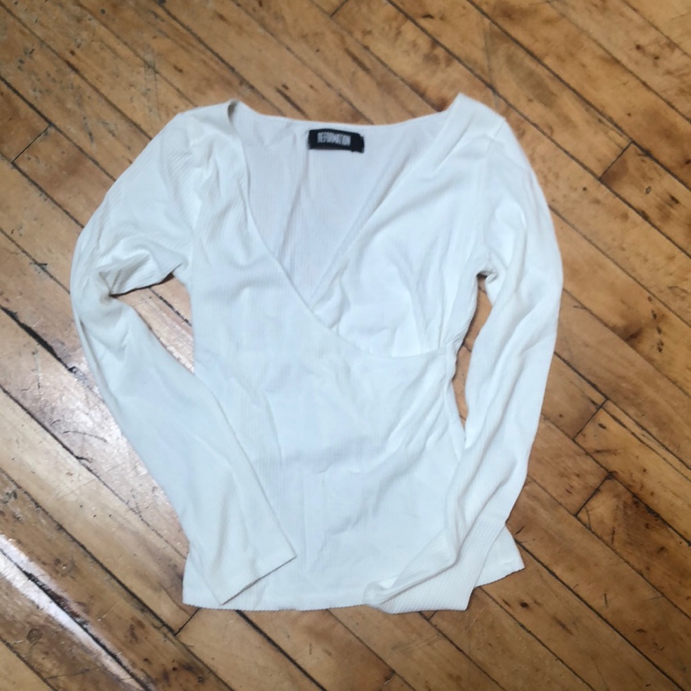 Reformation Ribbed top